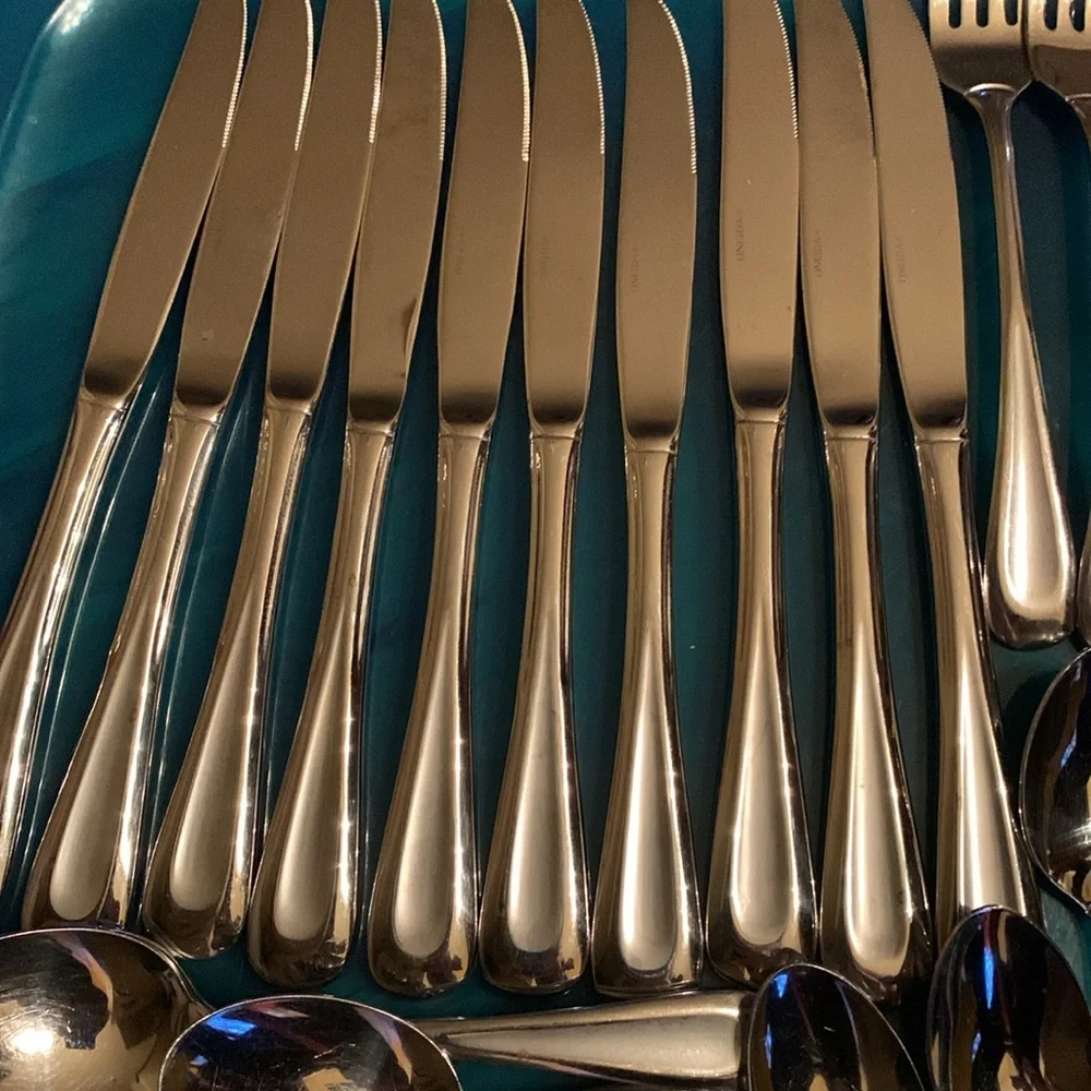 Oneida Sand Dune Huge lot of 51 pcs flatware stainless steel cutlery silverware